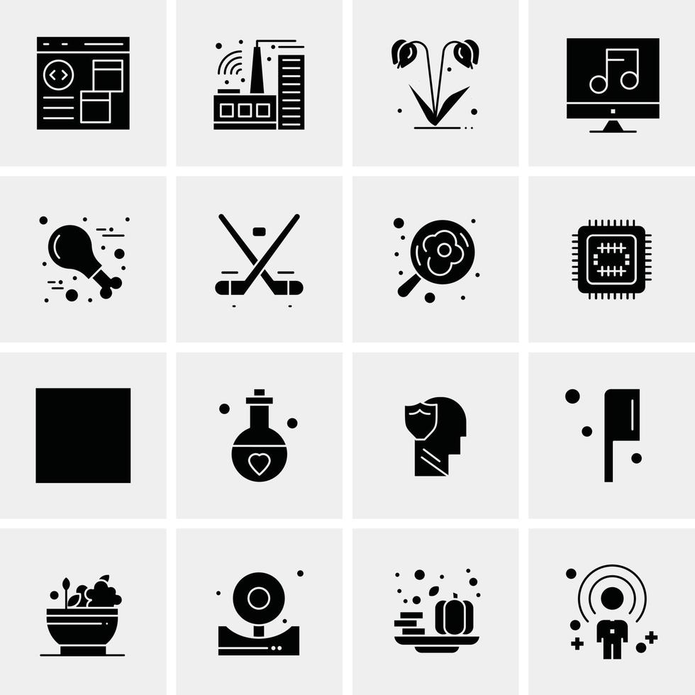 16 Business Universal Icons Vector Creative Icon Illustration to use in web and Mobile Related proje