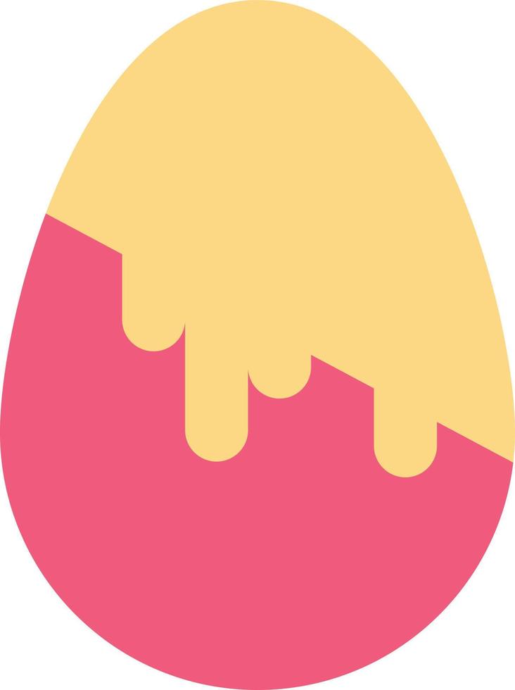 decoración pascua huevo de pascua huevo empresa logotipo plantilla color plano vector