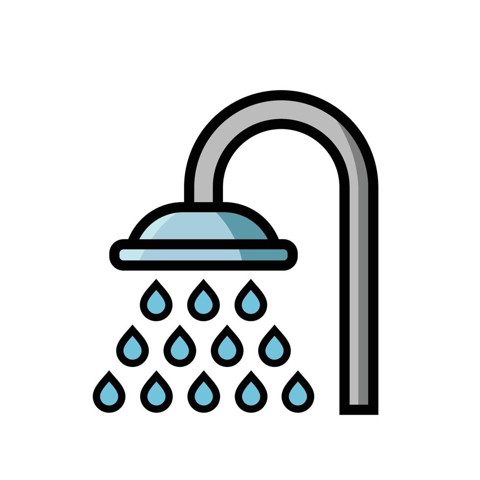 shower icon vector design template