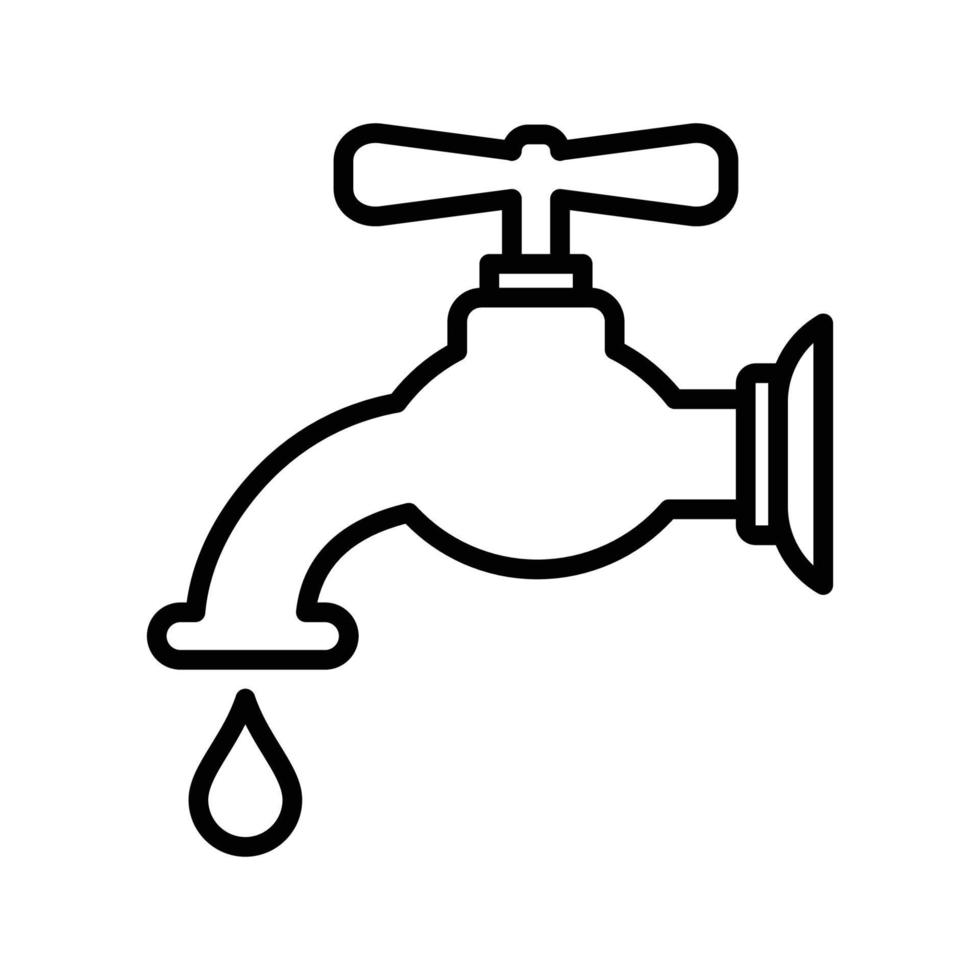 water tap - faucet icon vector design template