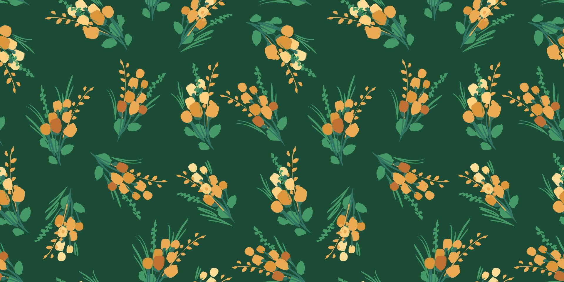 Floral seamless pattern. Vector design for paper, cover, fabric, interior decor and other use