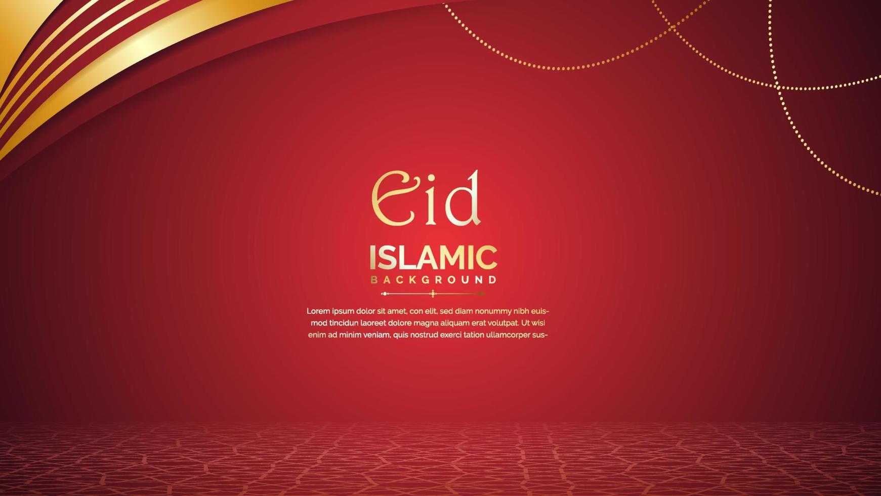 eid mubarak greeting background vector