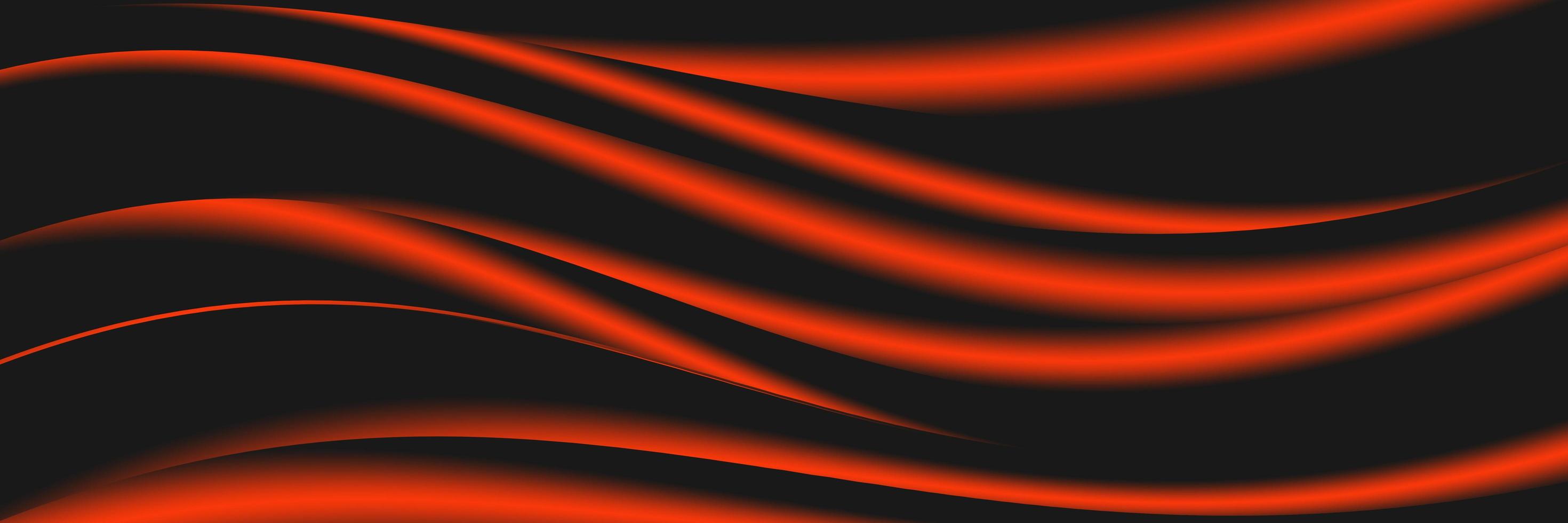 abstract red illustration background banner with black line wave pattern. photo