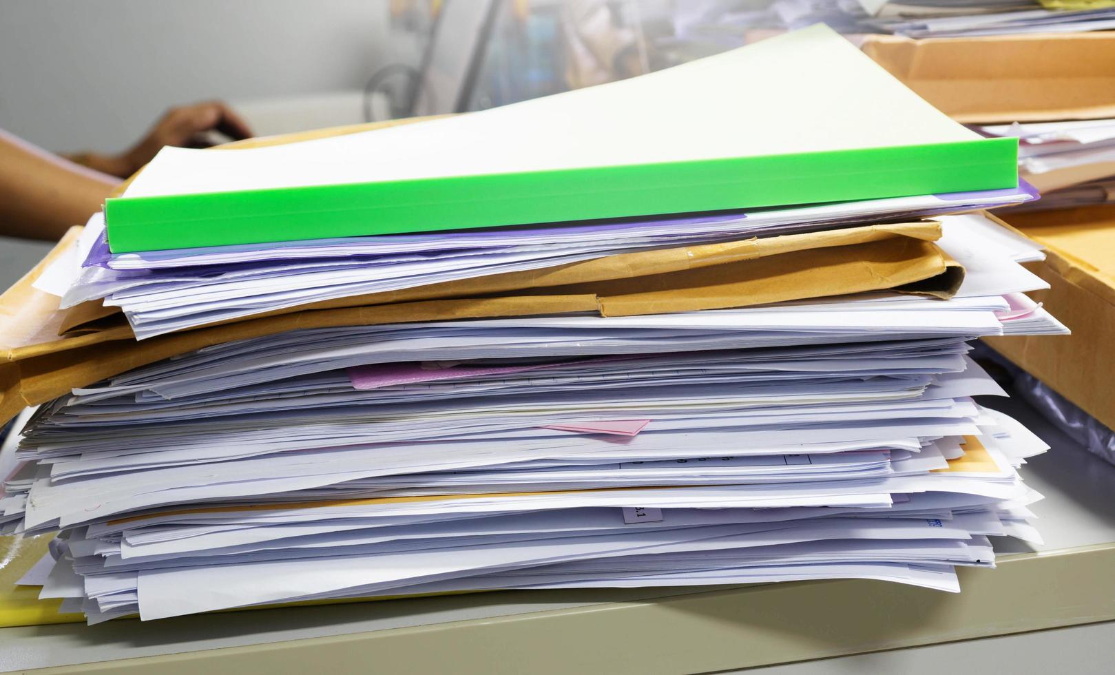 pile of document in office photo