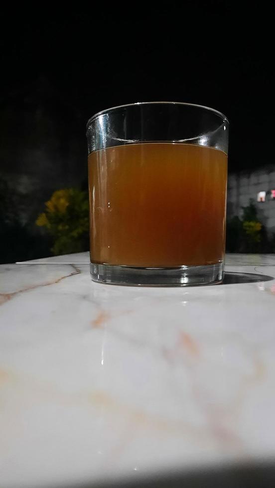 Bandrek drink that warms the body. suitable for rainy season photo