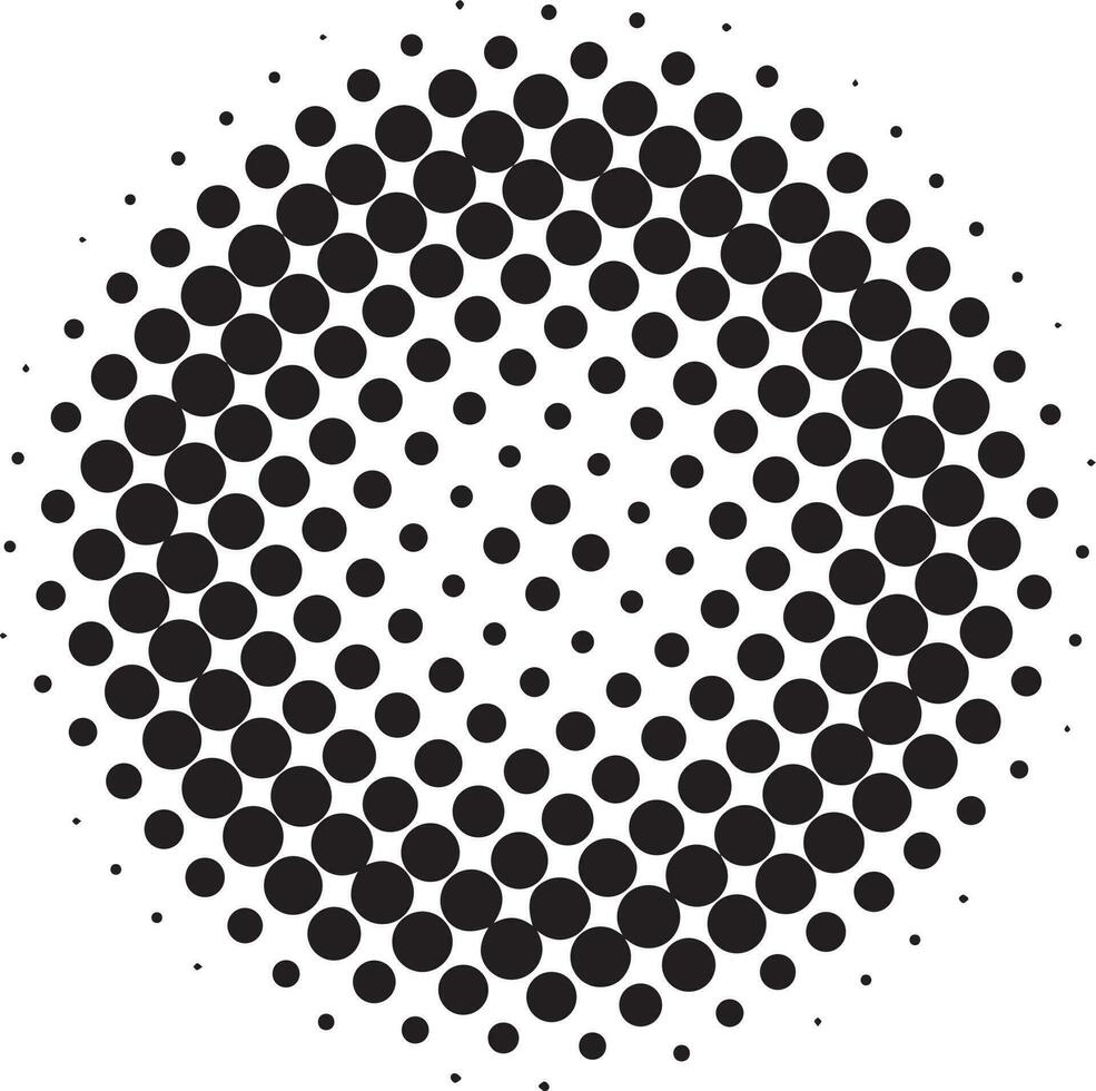 Halftone dot pattern texture background vector