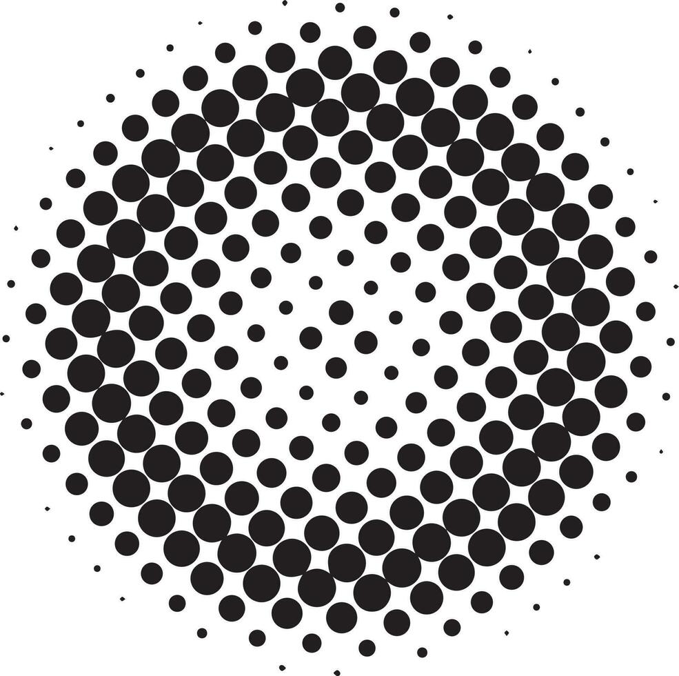 Halftone dot pattern texture background vector