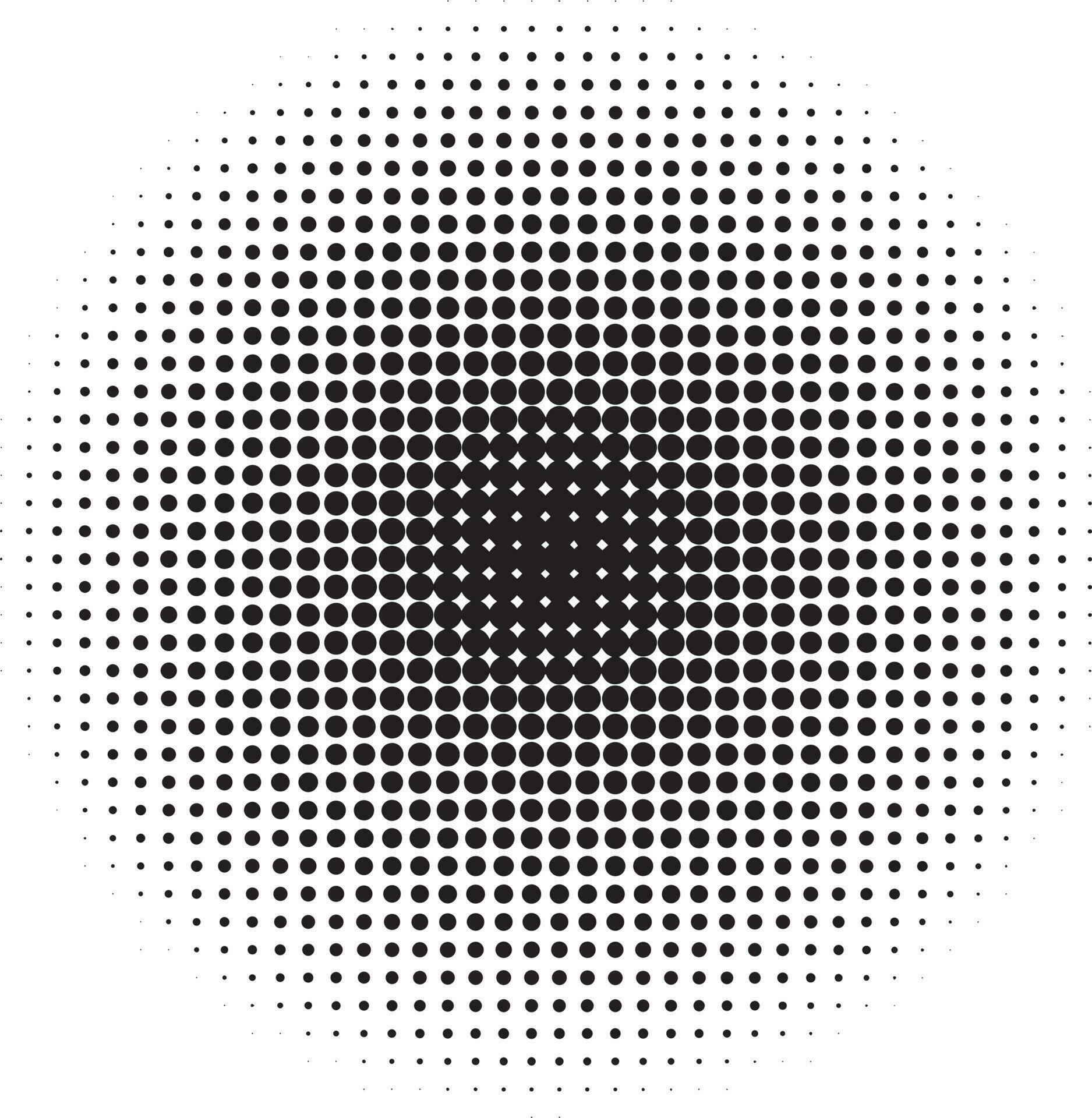 Halftone circular pattern 13332863 Vector Art at Vecteezy