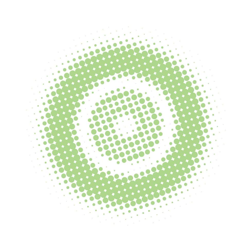 Abstract grunge halftone circles shapes vector
