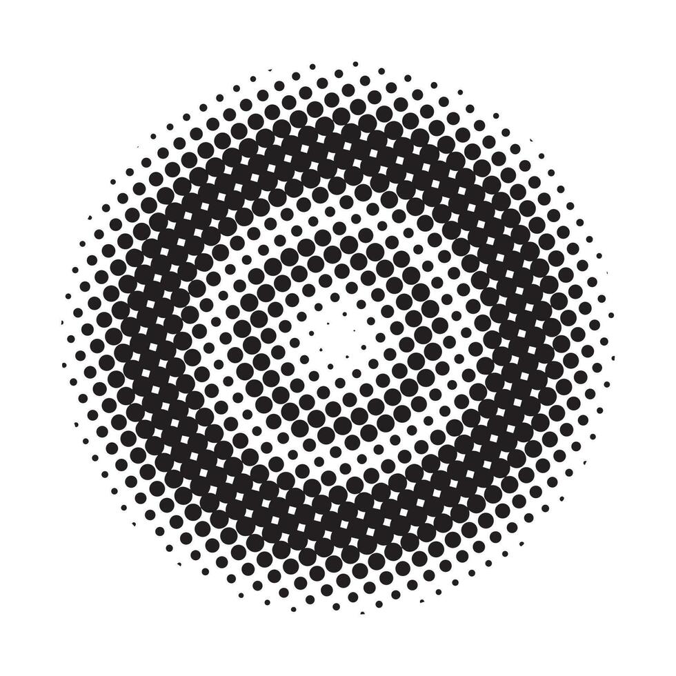 Halftone dot pattern texture background vector