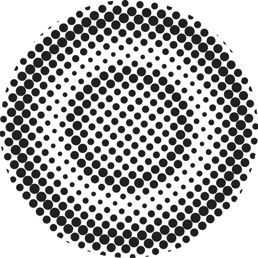 Circle halftone pattern background vector