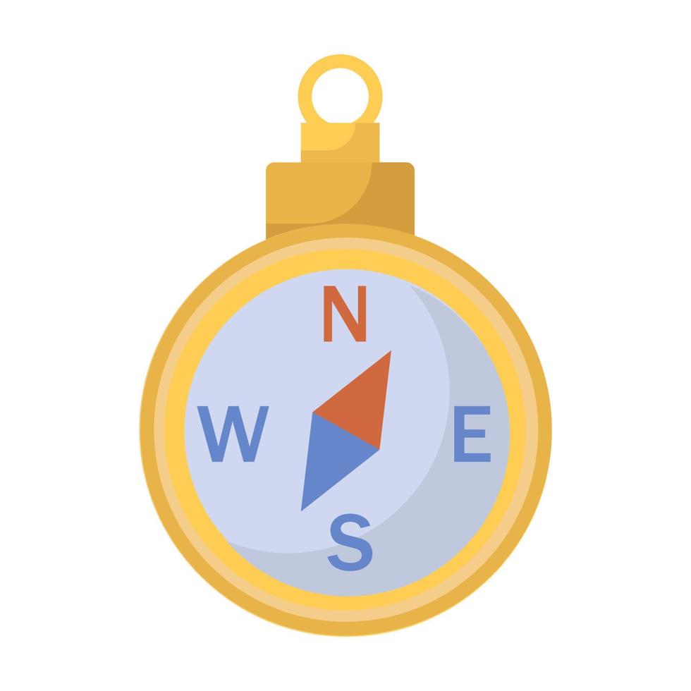 Travel compass vector illustration icon isolated white background. Map direction symbol and adventure navigation arrow. Discovery geography and cartography exploration object. Element nautical journey