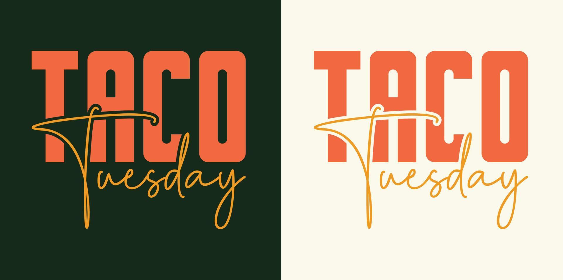 Taco lettering with vector illustration Cinco de mayo funny hand-drawn typography Set of taco lettering with vector illustration cinco de mayo funny hand drawn typography