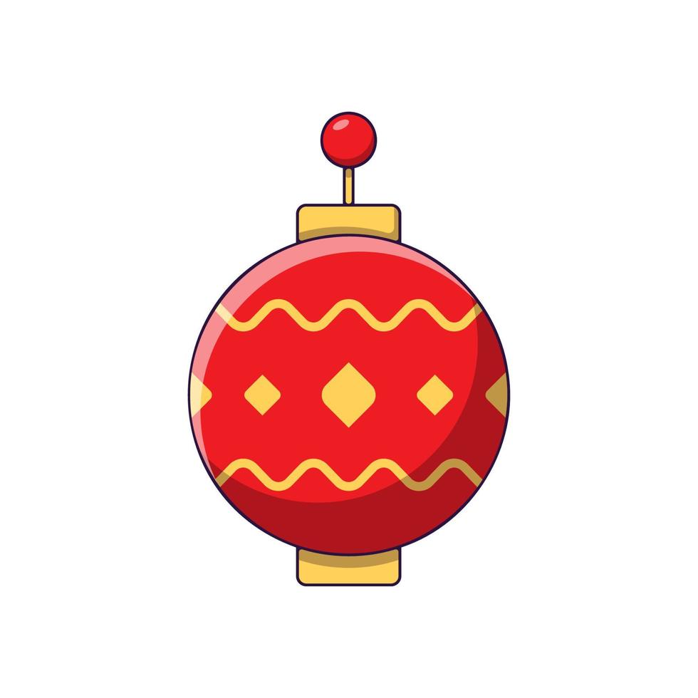 Chinese New Year. Vector detailed cartoon illustration of  cartoon Chinese lantern for web sites, articles, books, adverts, apps and other places