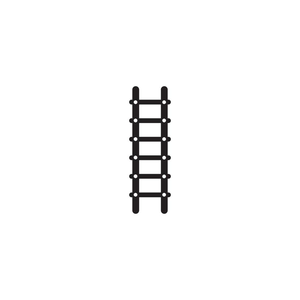 Ladder and Stairs Logo Template vector icon illustration