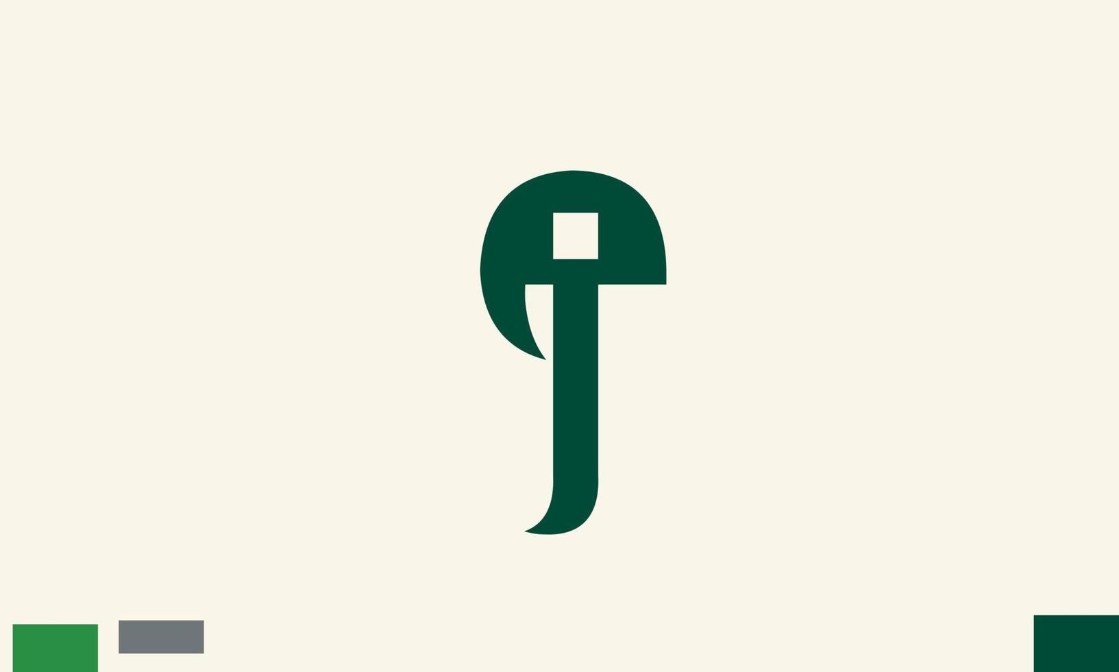 Alphabet letters Initials Monogram logo EJ, JE, E and J vector