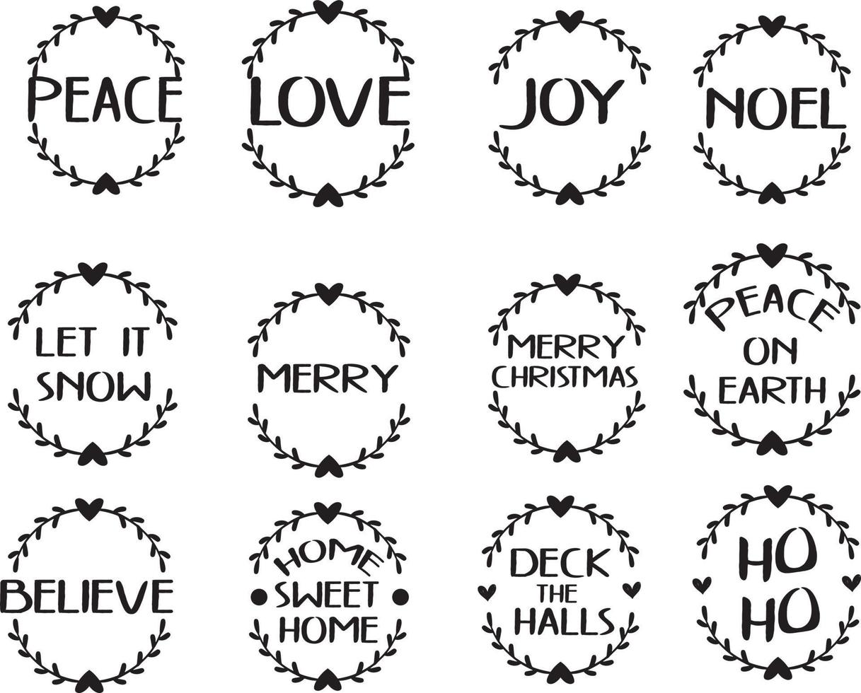 Christmas Ornaments Rounds vector design