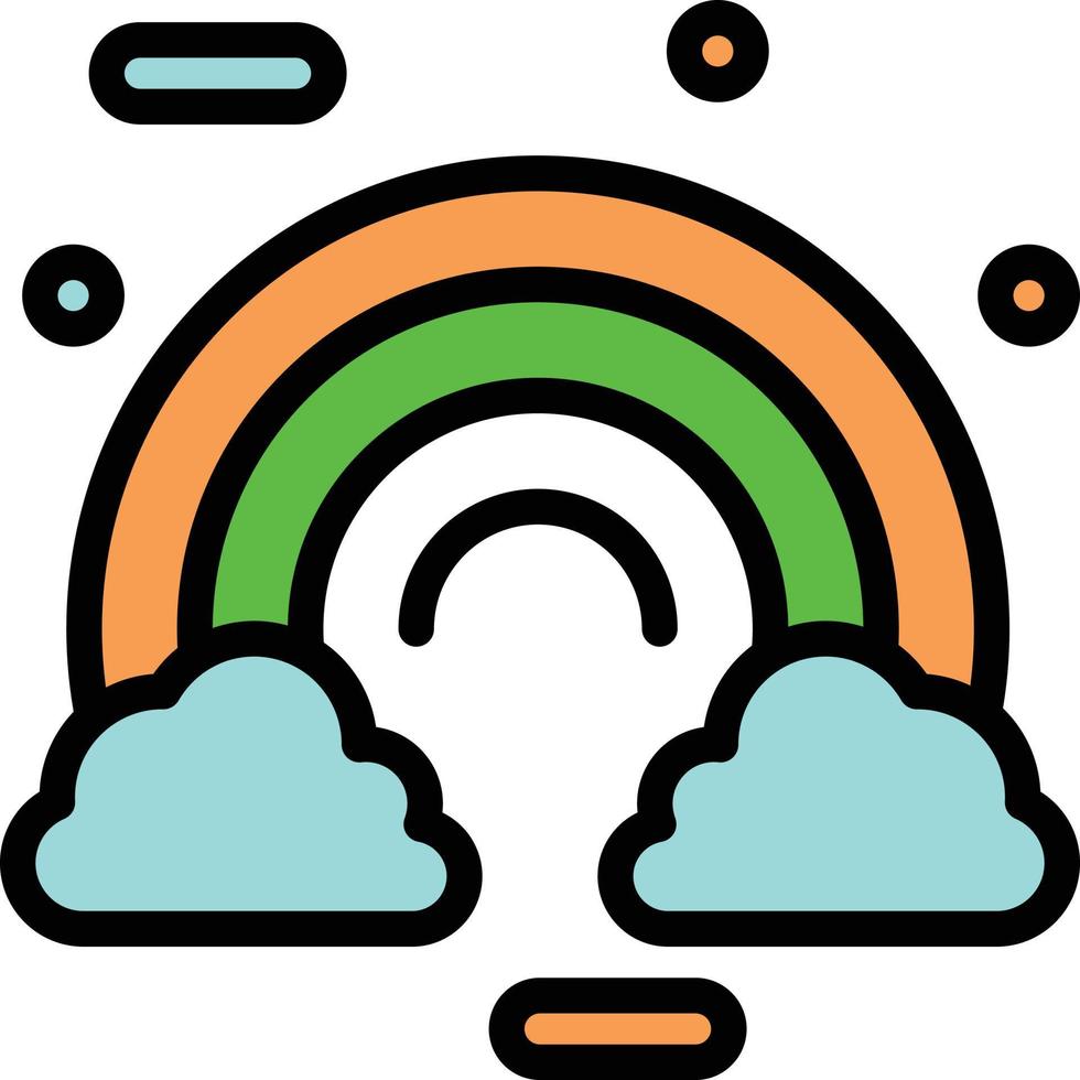 Celebrate Cloud Colorful Ireland Irish Business Logo Template Flat Color vector