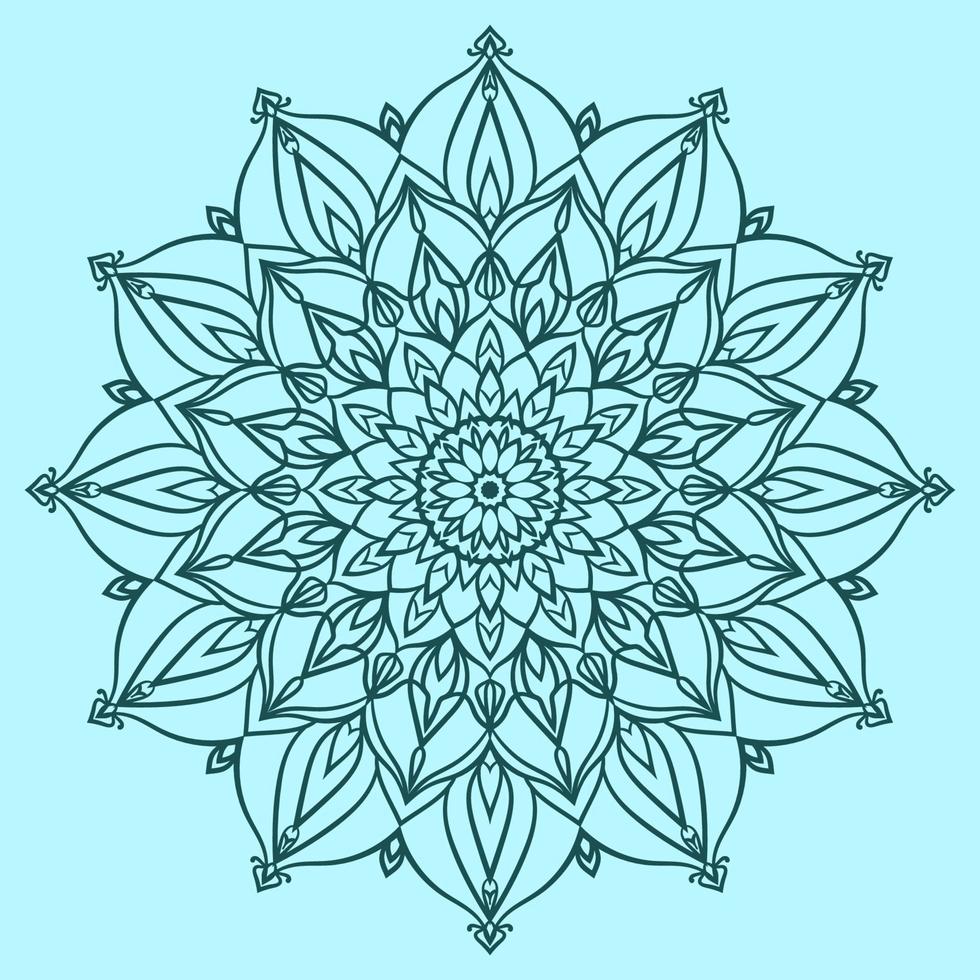 mandala art vector abstract round trippy ethnic design for web or print element