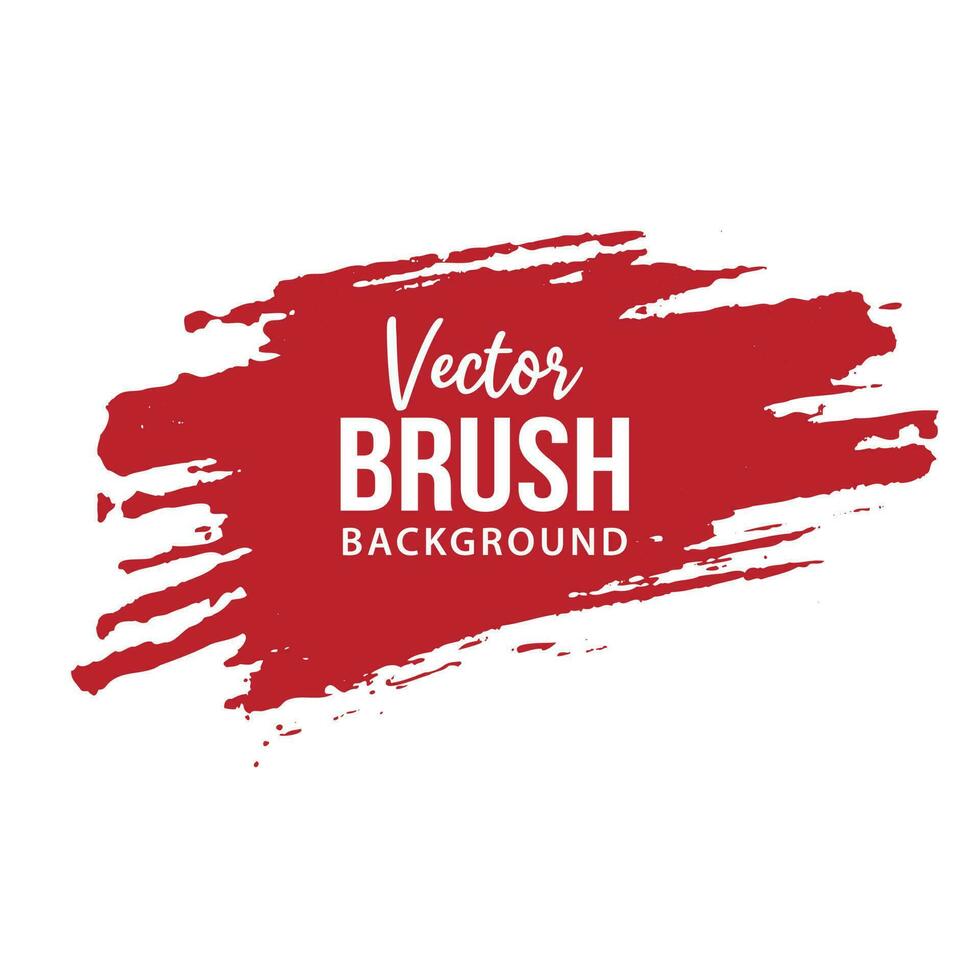 Ink grunge brush stroke vector