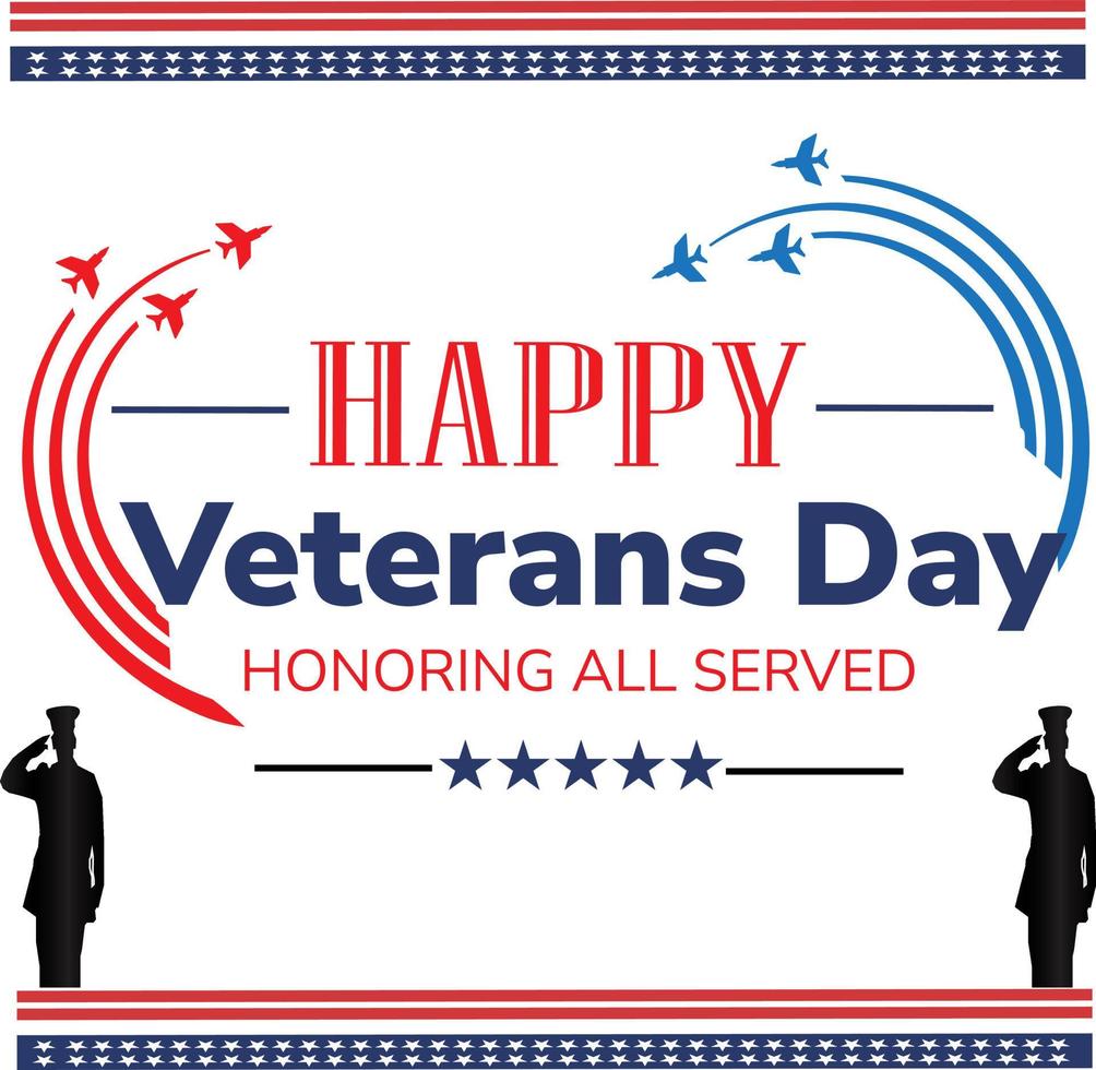 Background veterans day.Happy Veterans Day. Greeting card with USA flag and soldier on background. National American holiday event.. vector