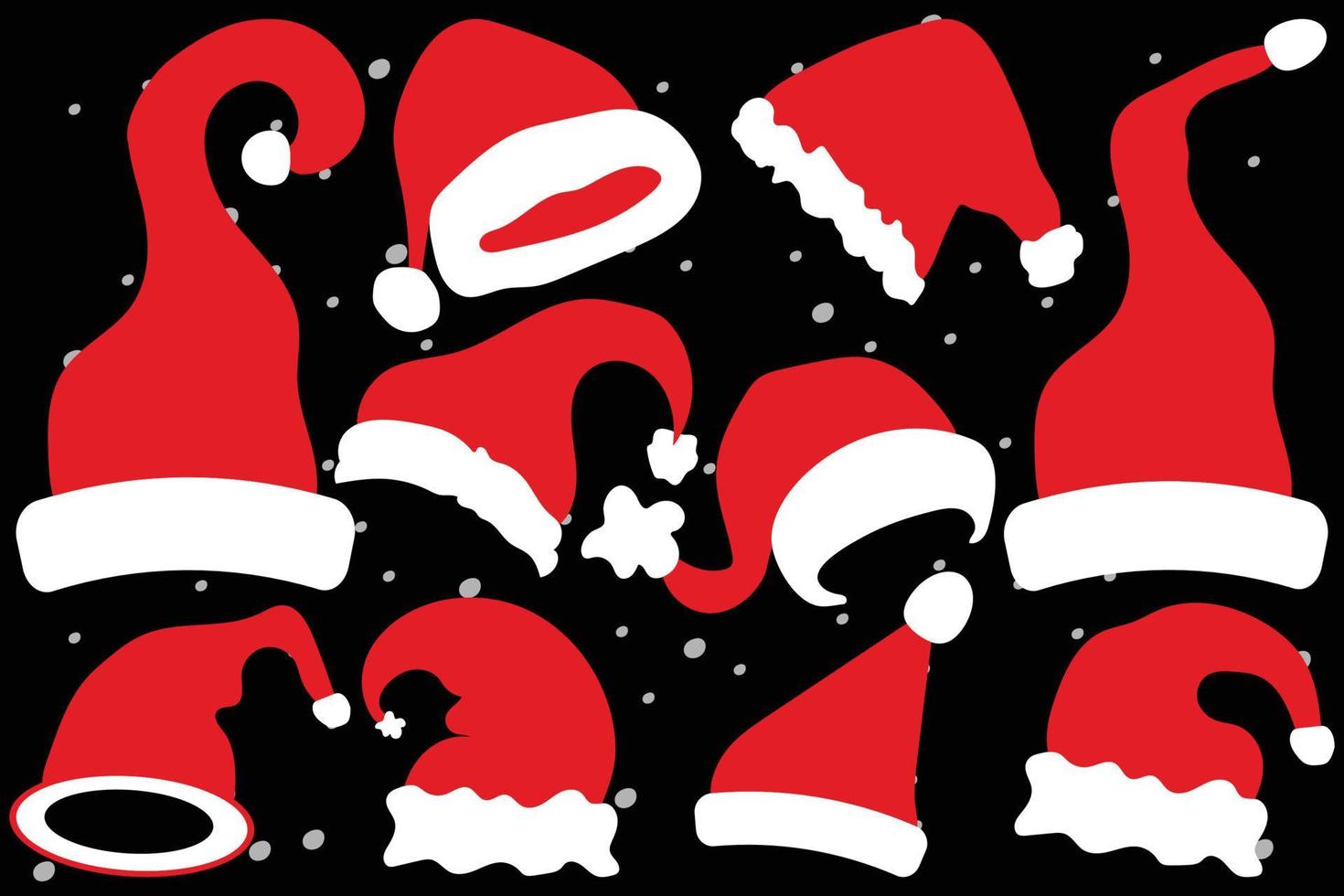 Christmas hat vector
