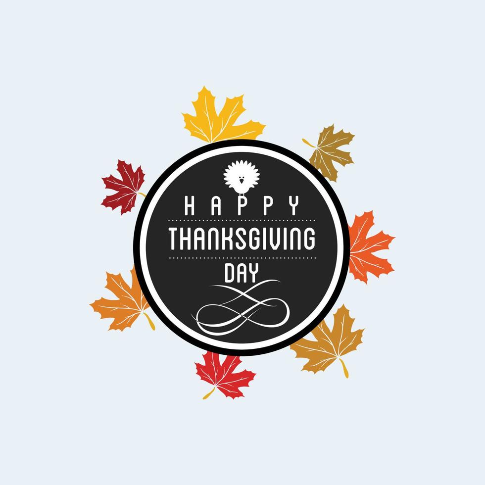 Happy Thanks giving day design vector