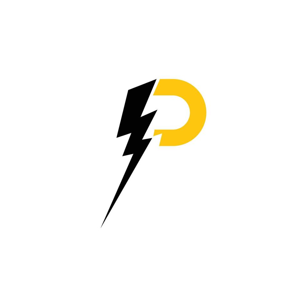 Lightning Logo Template vector