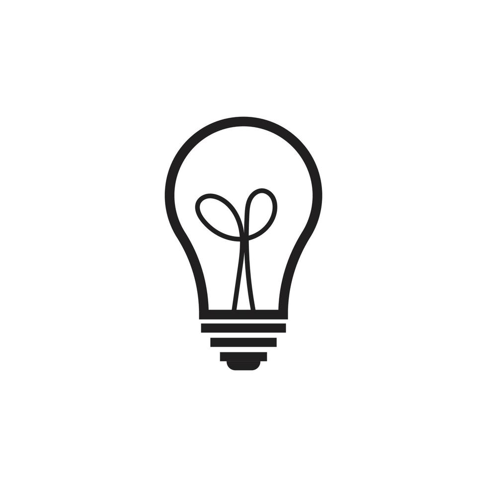 Bulb logo vector