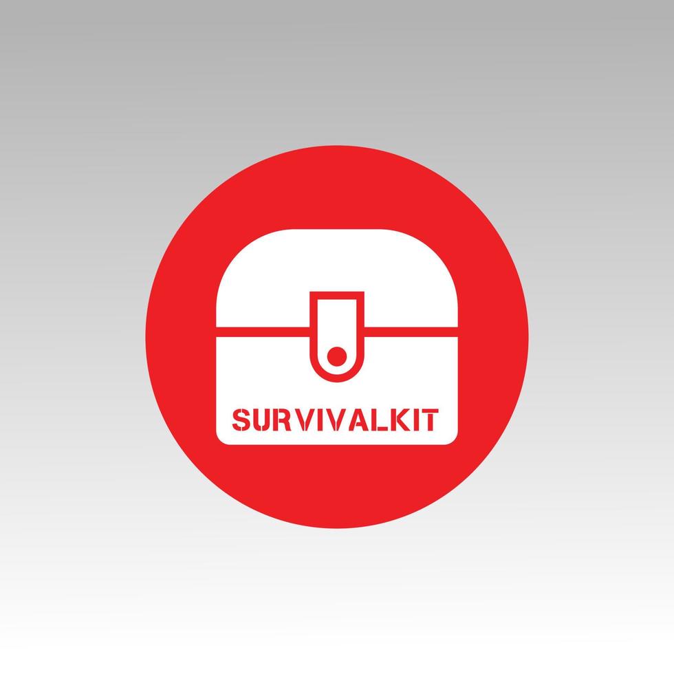 survival kit logo vector