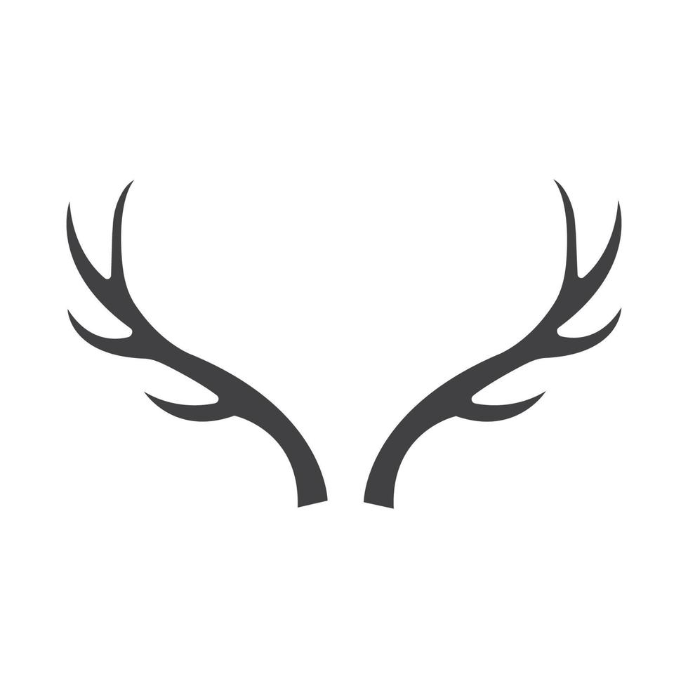 Deer horns Logo Template vector icon illustration design