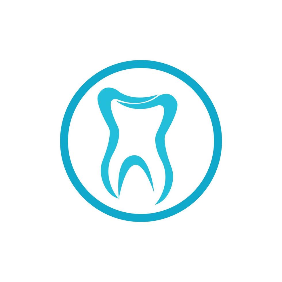 Ilustración de vector de plantilla de logotipo dental