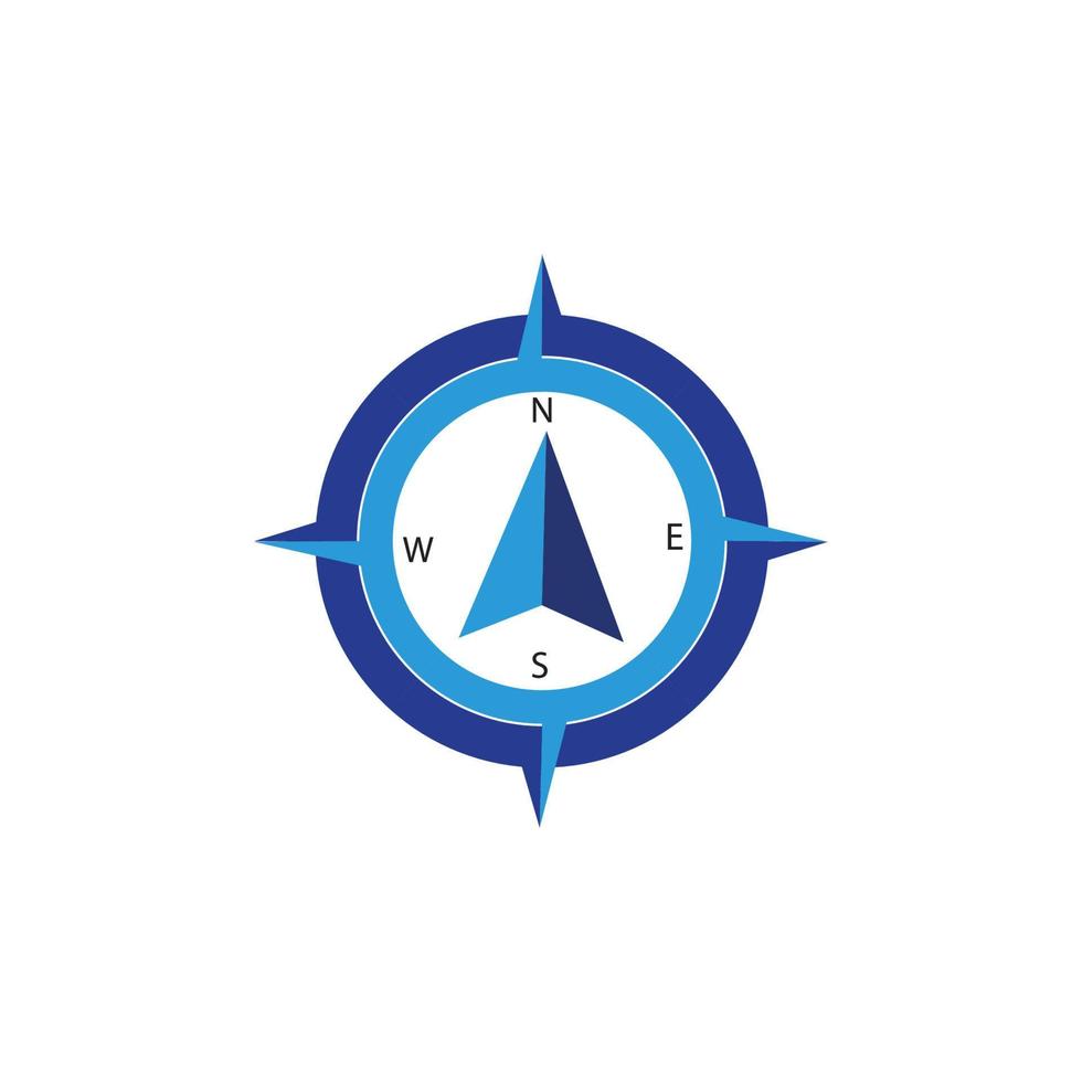 compass logo illustration vector