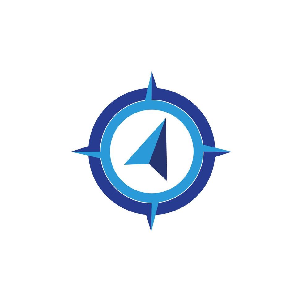 compass logo illustration vector