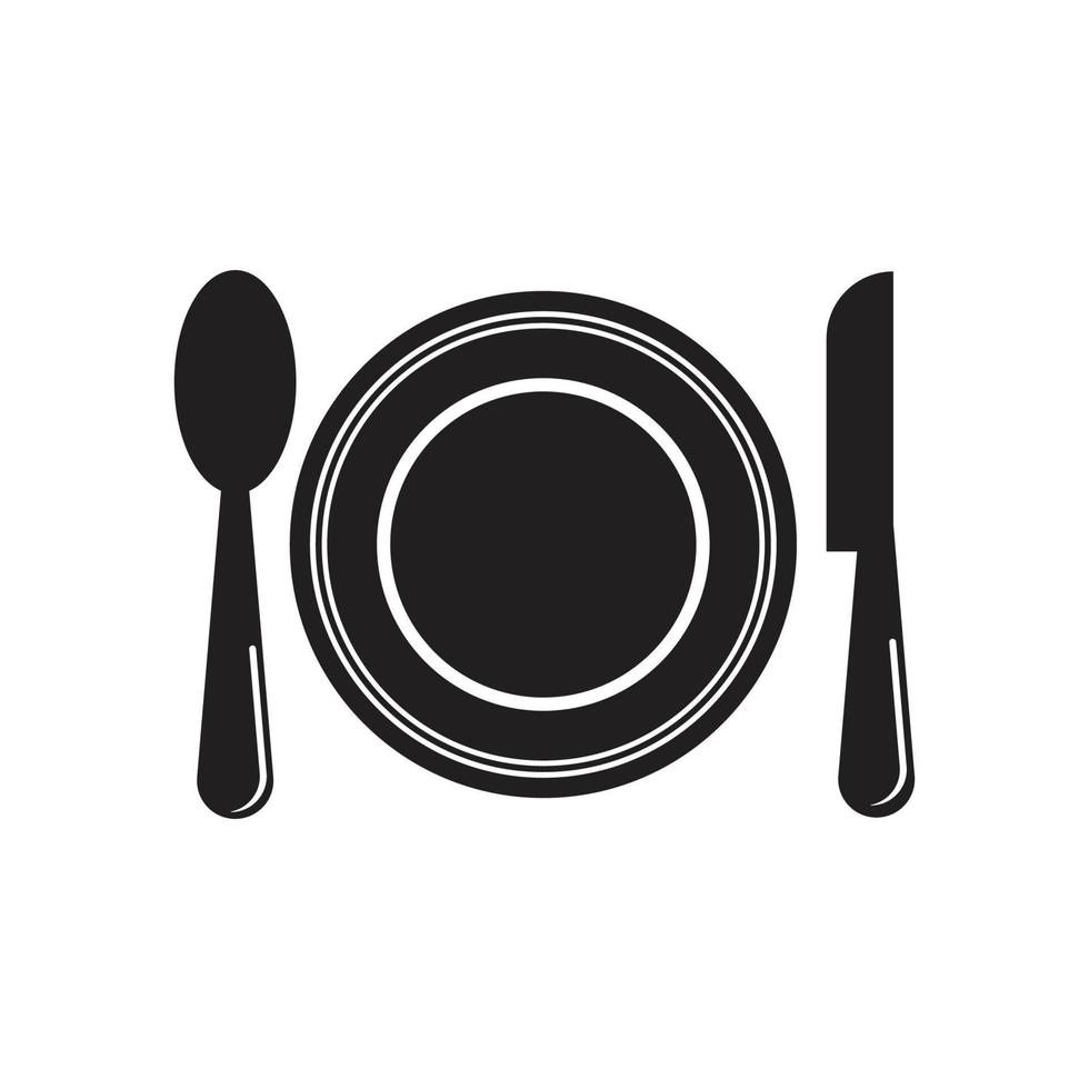 Cutlery vector icon illustration sign