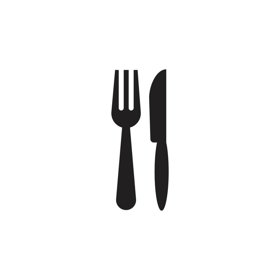 Cutlery vector icon illustration sign