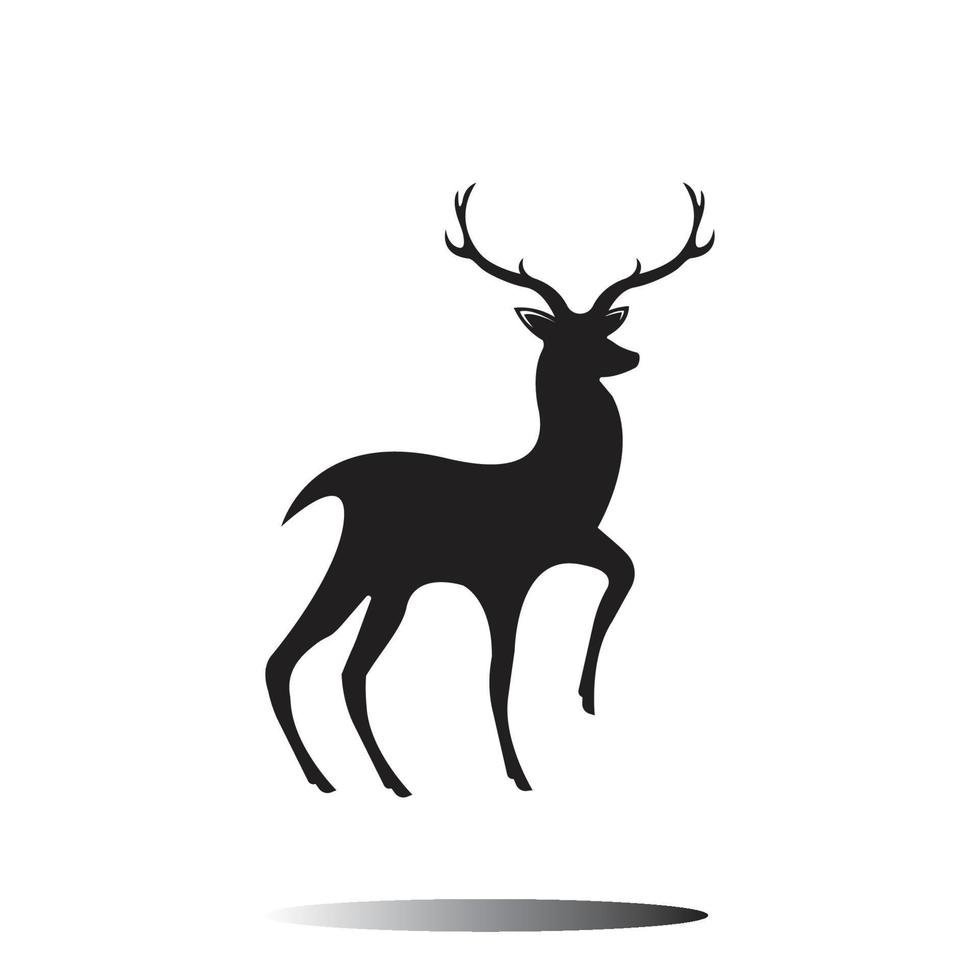 deer head logo vector