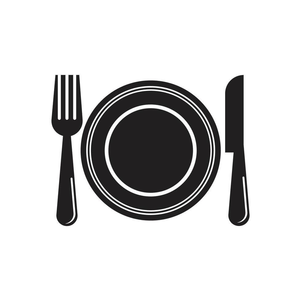 Cutlery vector icon illustration sign