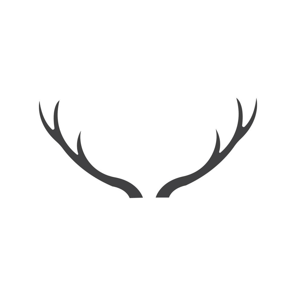 Deer horns Logo Template vector icon illustration design