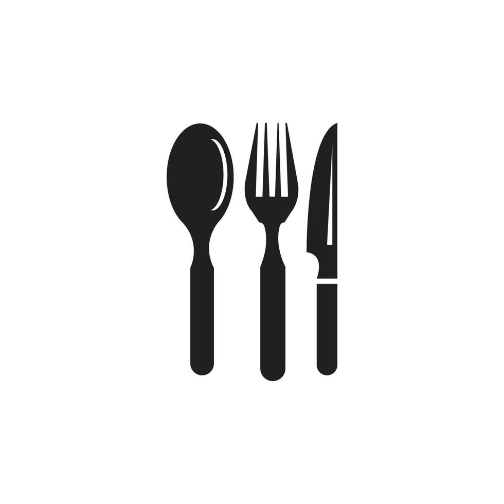 Cutlery vector icon illustration sign