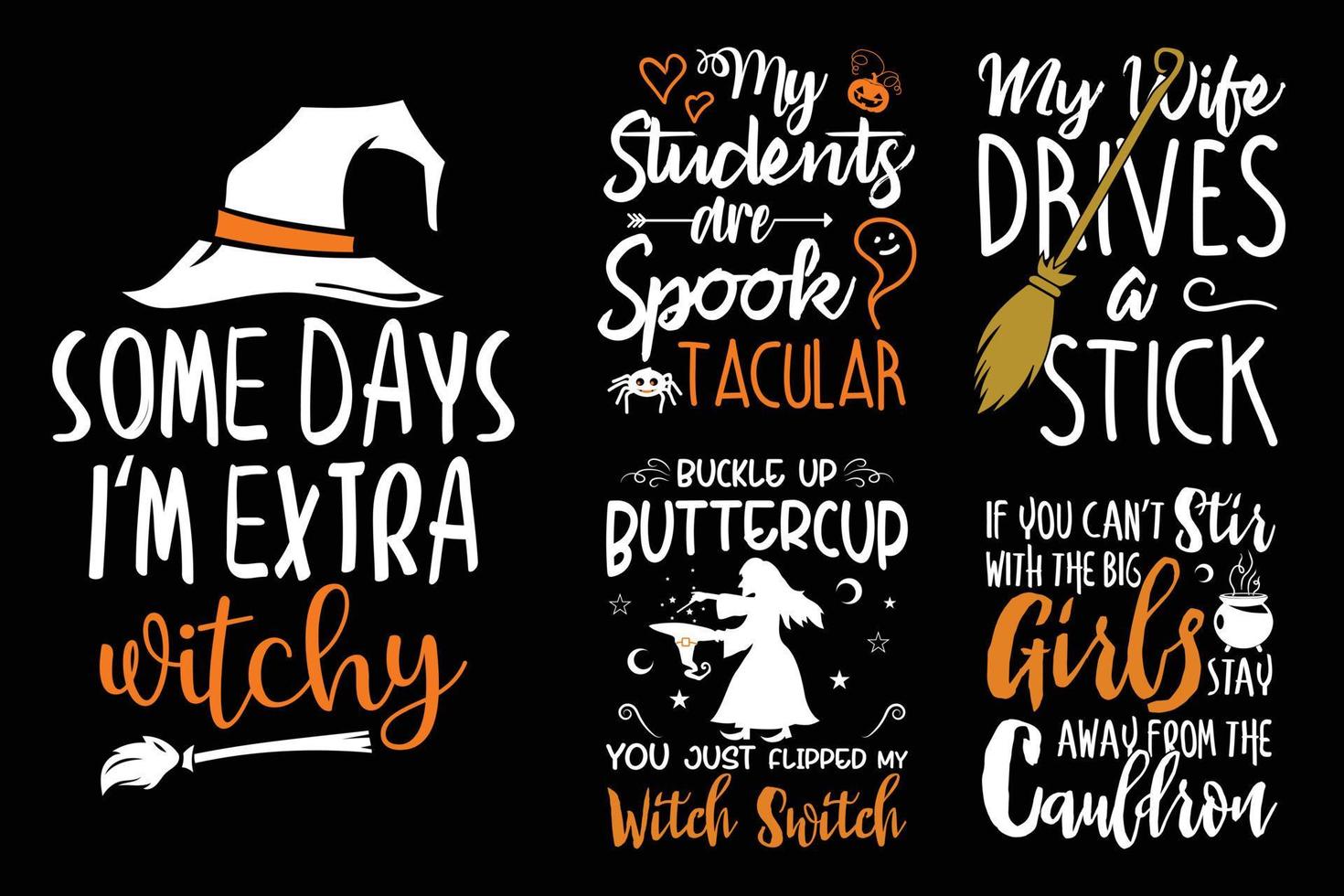 Typography  Halloween t shirt design. vector