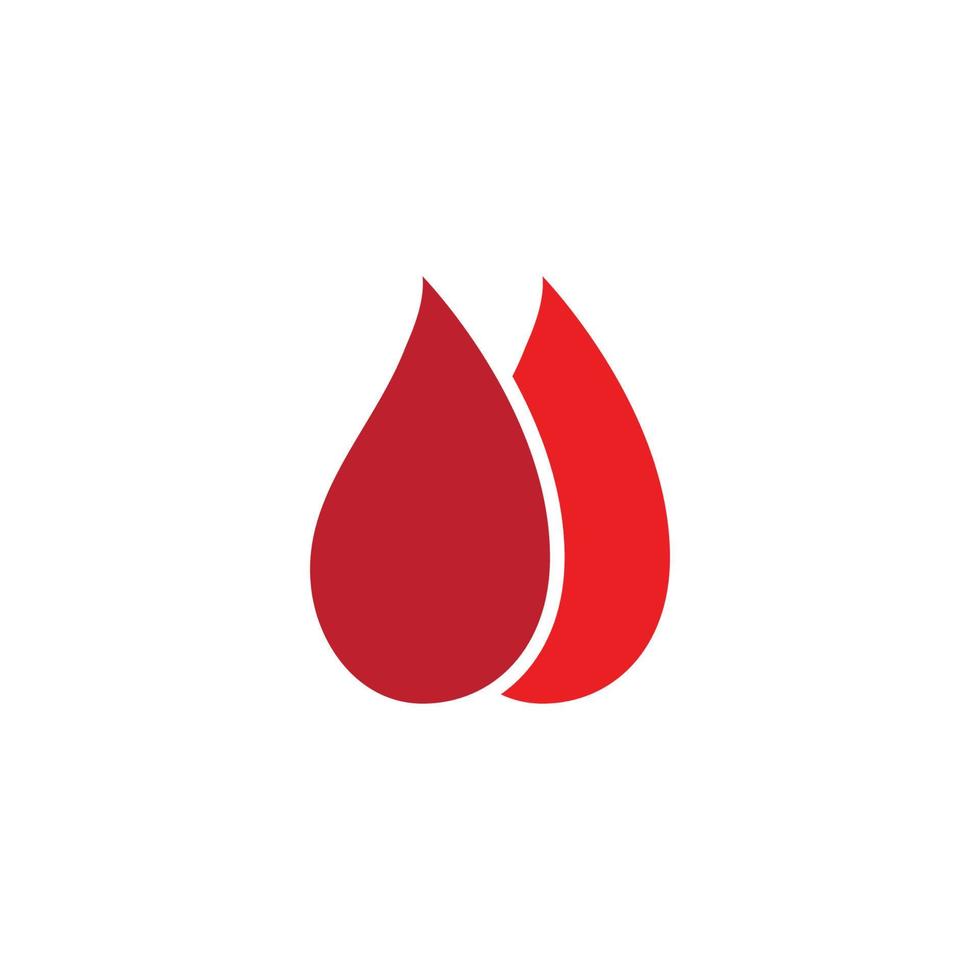 Blood ilustration logo vector
