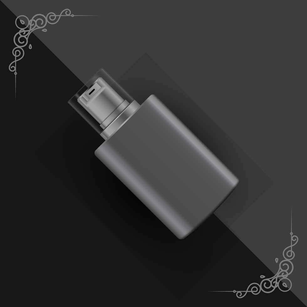 plantilla de ilustración de vector de perfume