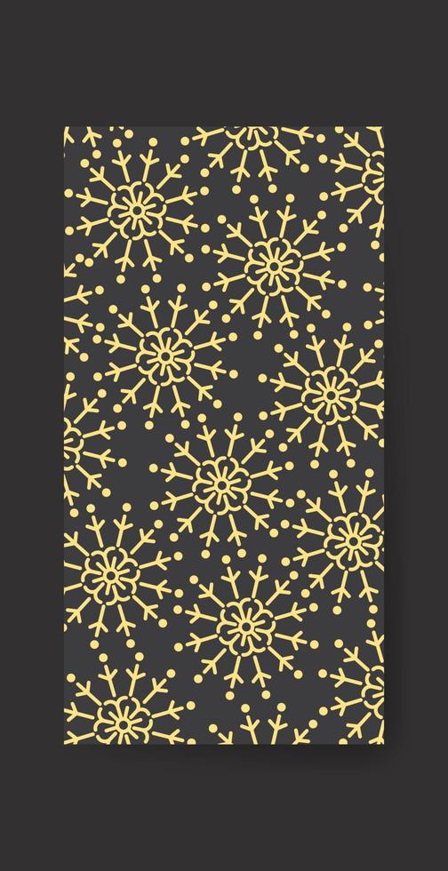 dark abstract card illustration golden vector