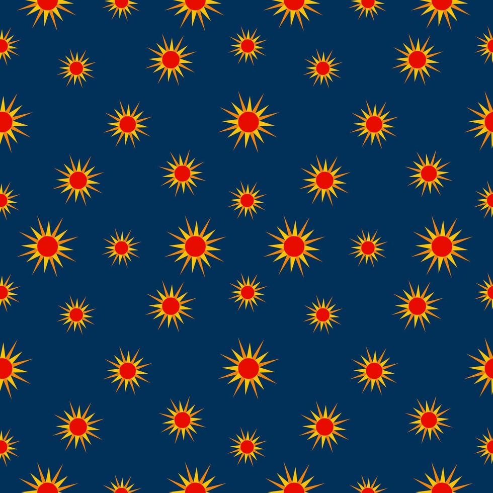 Seamless Sun Pattern vector