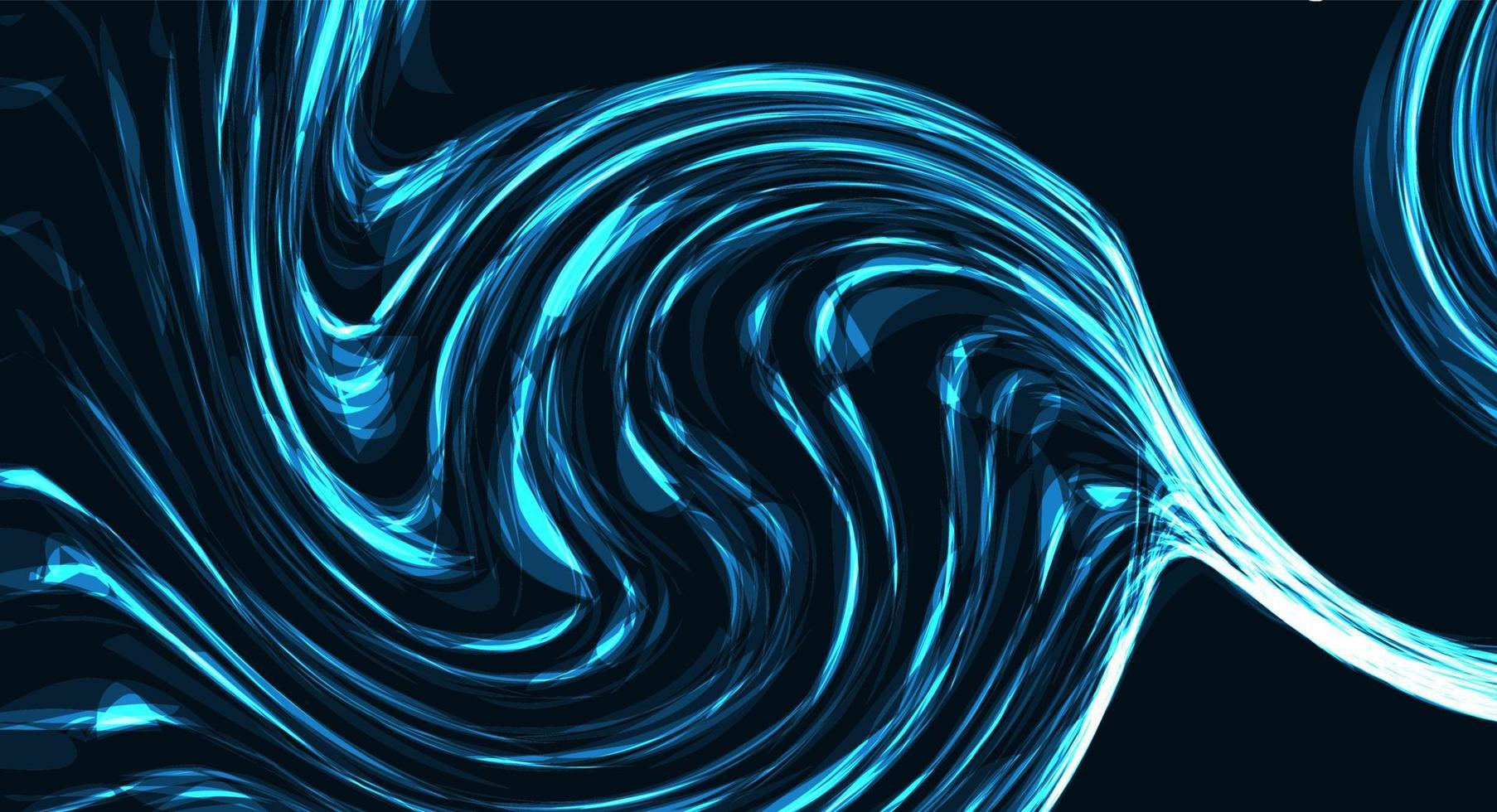 hermoso fondo abstracto de varias líneas curvas y ondas, cintas eléctricas, espirales mágicas azules y blancas. el fondo. textura vector