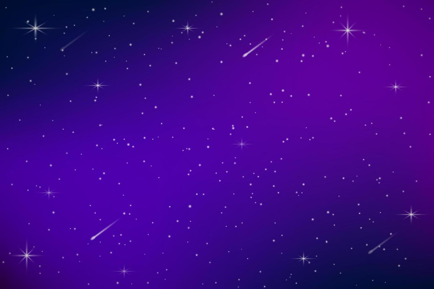 Colorful outer space galaxy background with stars. Astrology star universe. Sparkling stars of nebula. Futuristic hyperspace universe. Night sky Vector illustration