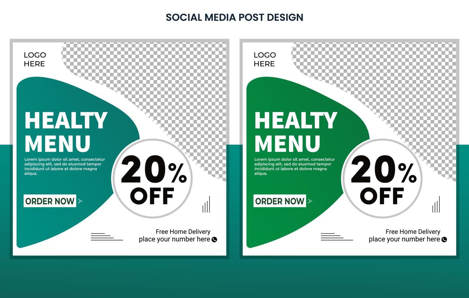 Food Social media post design template design free, Restaurant Social Media Post Design, Burger Post Design, Menu post design vector