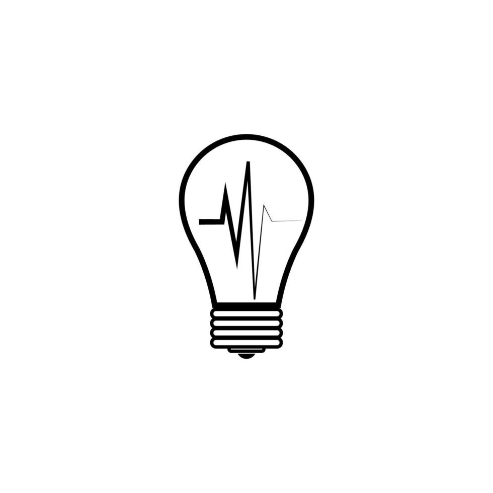 icono, ilustración, lámpara, aislado, luz, diseño, vector, eléctrico vector