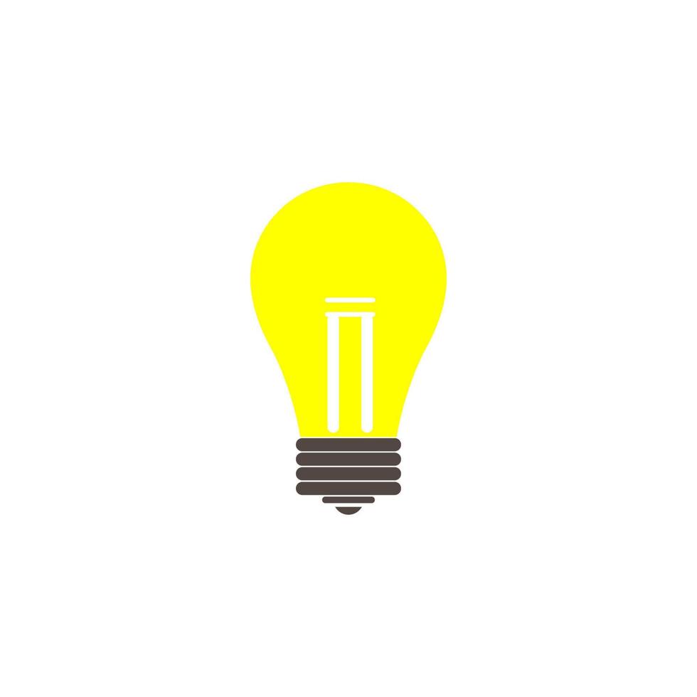 icono, ilustración, lámpara, aislado, luz, diseño, vector, eléctrico vector